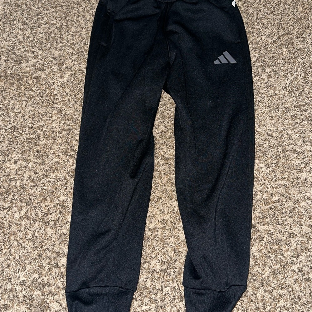 Adidas Kids Black Sweatpants XS (7)